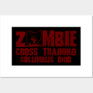 Zombie Cross Training Columbus Ohio Maroon Posters and Art